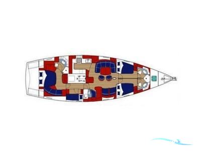 Beneteau 57 Zeilboten 2004, met Yanmar motor, Griekenland