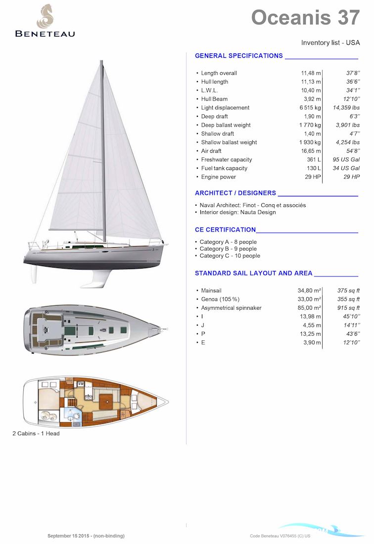Beneteau Oceanis 37