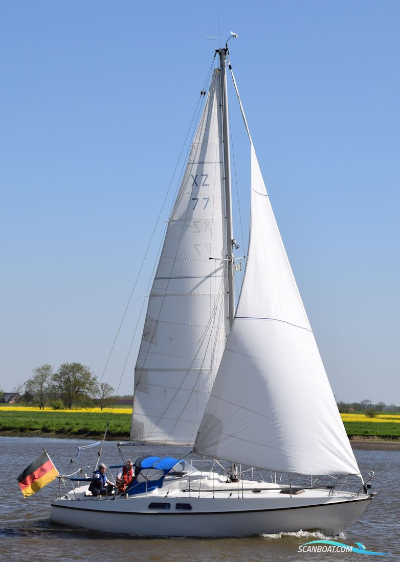 Beryll Zeilboten 1977, met Mitsubishi Model Sole Diesel Typ Sole Mini 33 motor, Duitsland
