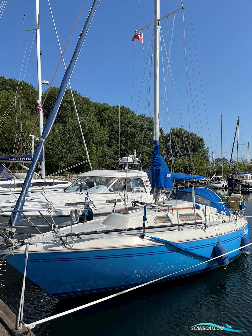 Bumerang Zeilboten 1975, met Nanni Diesel 3.90H motor, Denemarken