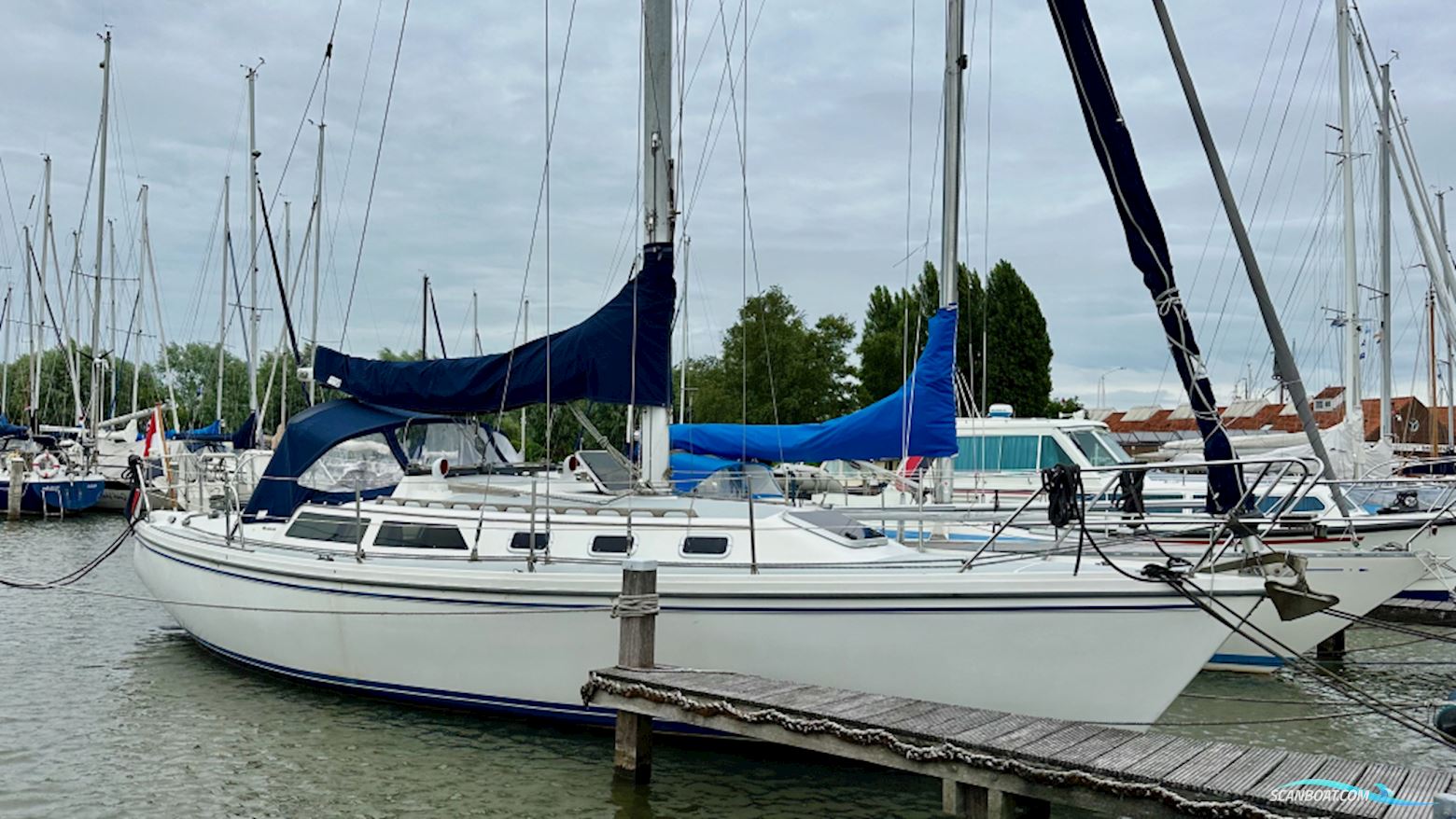 Catalina 34 Zeilboten 1990, met Universal motor, The Netherlands