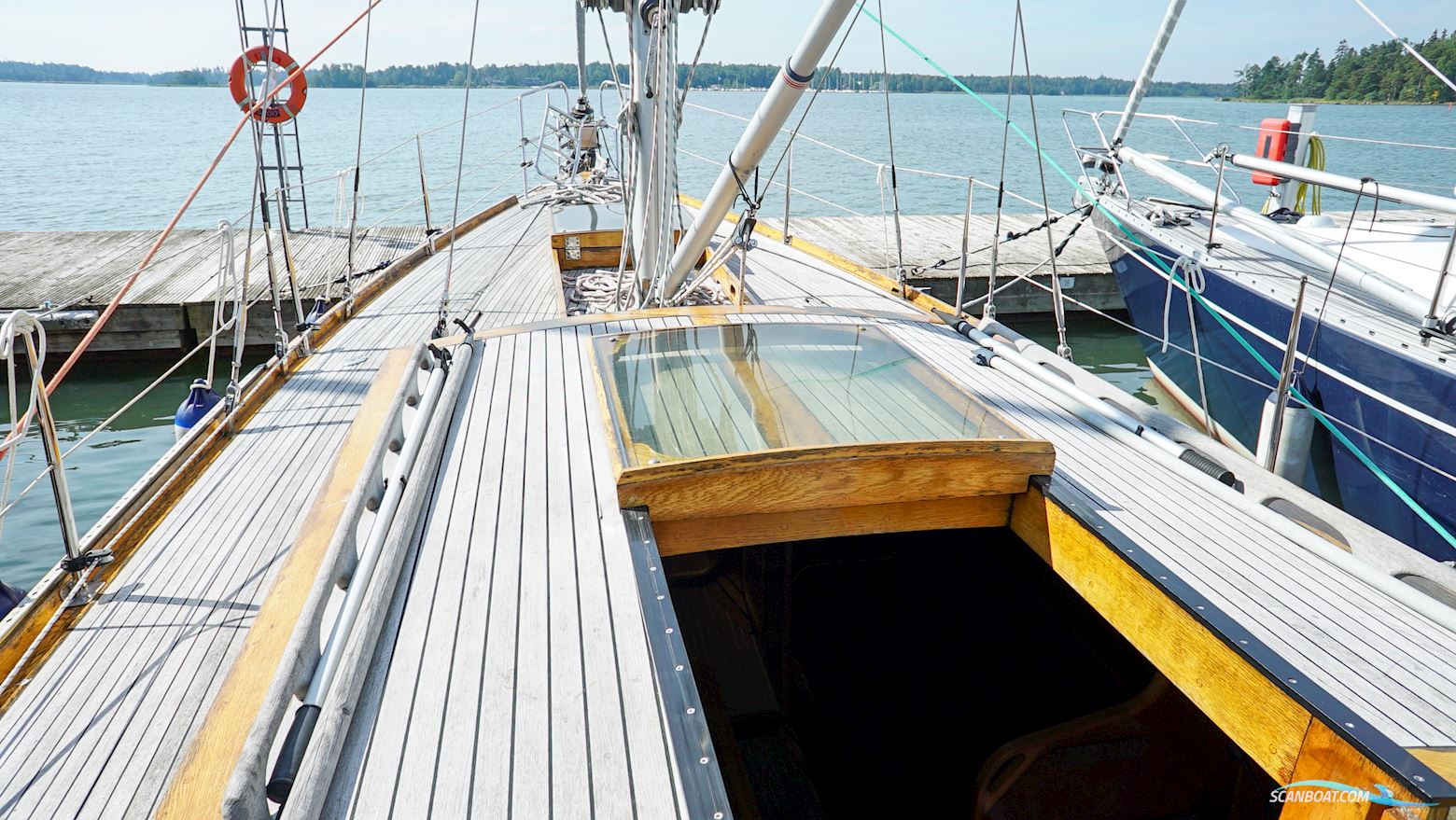 Classic Wooden Yawl Designed by Alan Buchanan