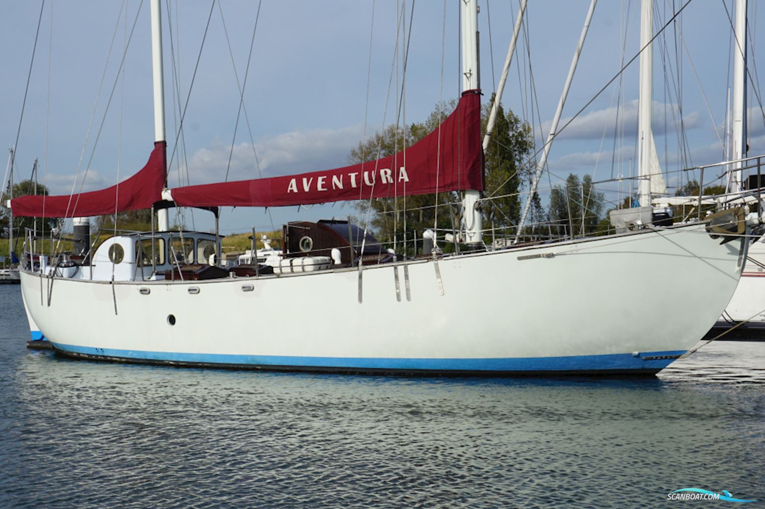 Colin Archer 12.90 Ketch Zeilboten 1983, met Mwm Dieter Deutz motor, The Netherlands