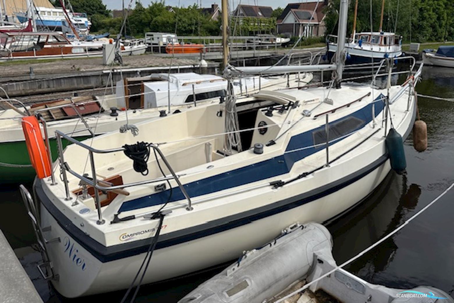 Compromis 777 Zeilboten 1978, met Volvo motor, The Netherlands
