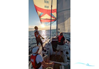 Contention 30 Zeilboten 1977, met Solé Mini-17 motor, Denemarken