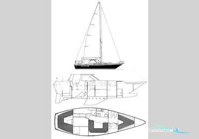 Coronet Elvström 38 Zeilboten 1978, met Volvo Penta MD21A motor, Duitsland