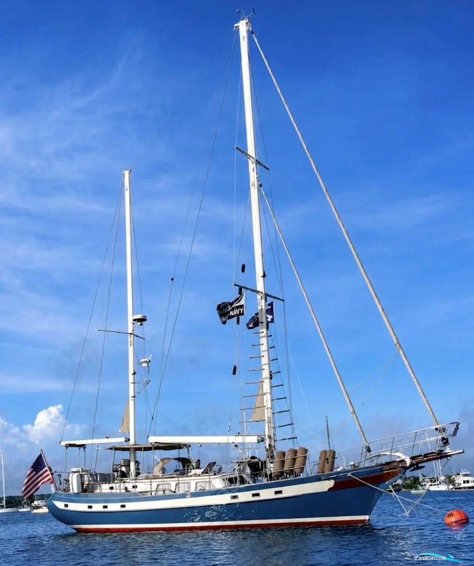 CT 56 Zeilboten 2000, met Perkins motor, Virgin Islands