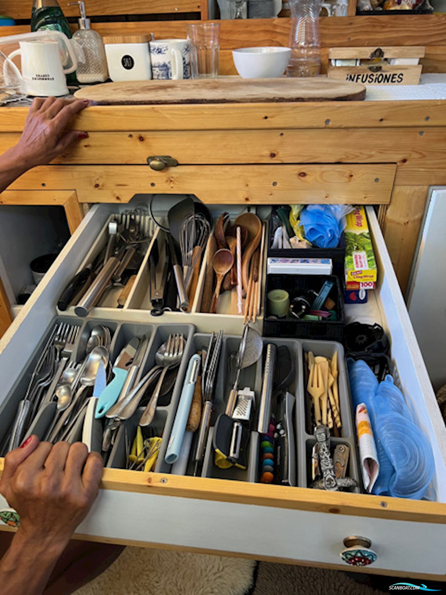 Custom built boat ERYTHEIA Cotre Juan Alsine