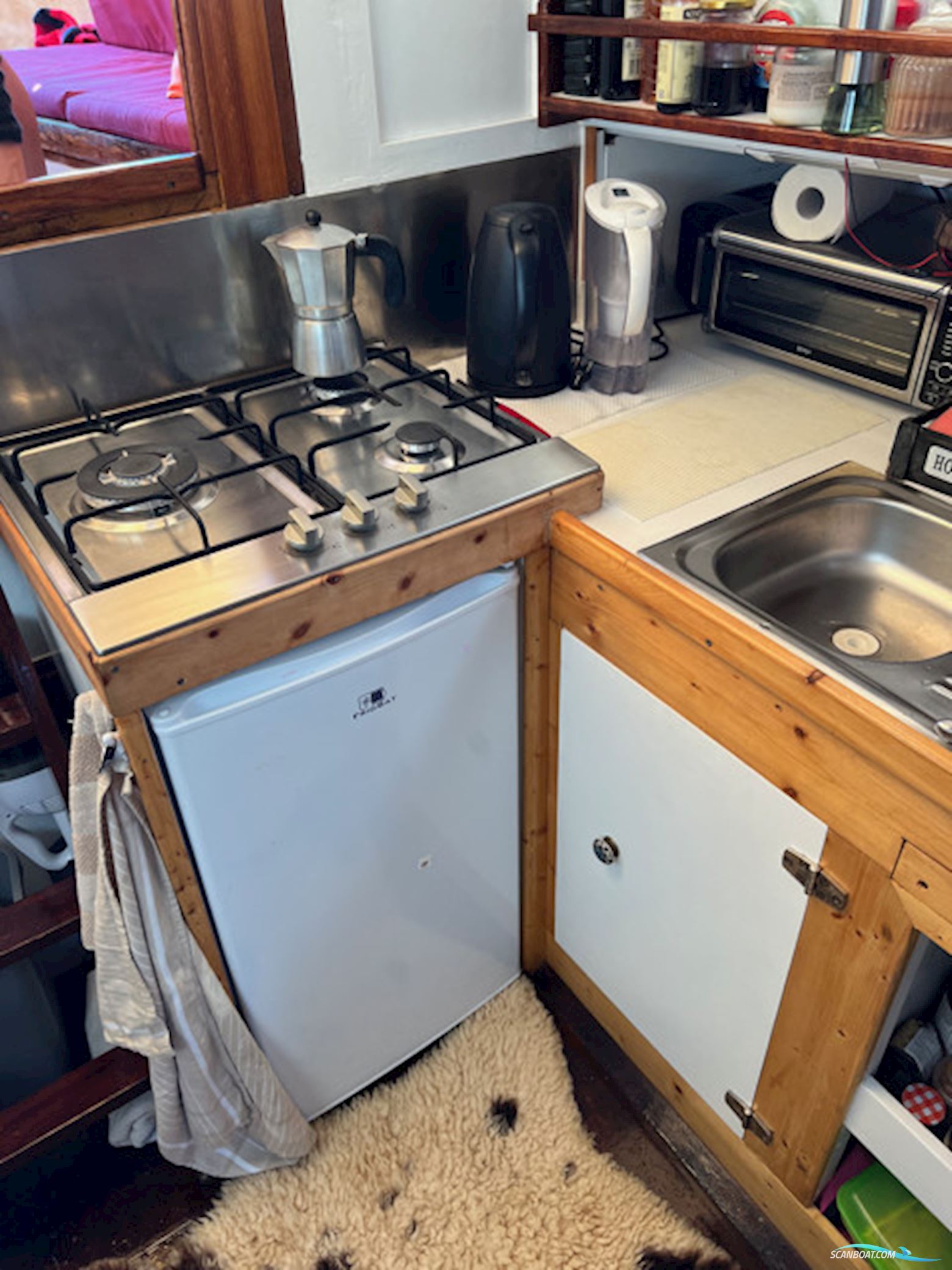 Custom built boat ERYTHEIA Cotre Juan Alsine