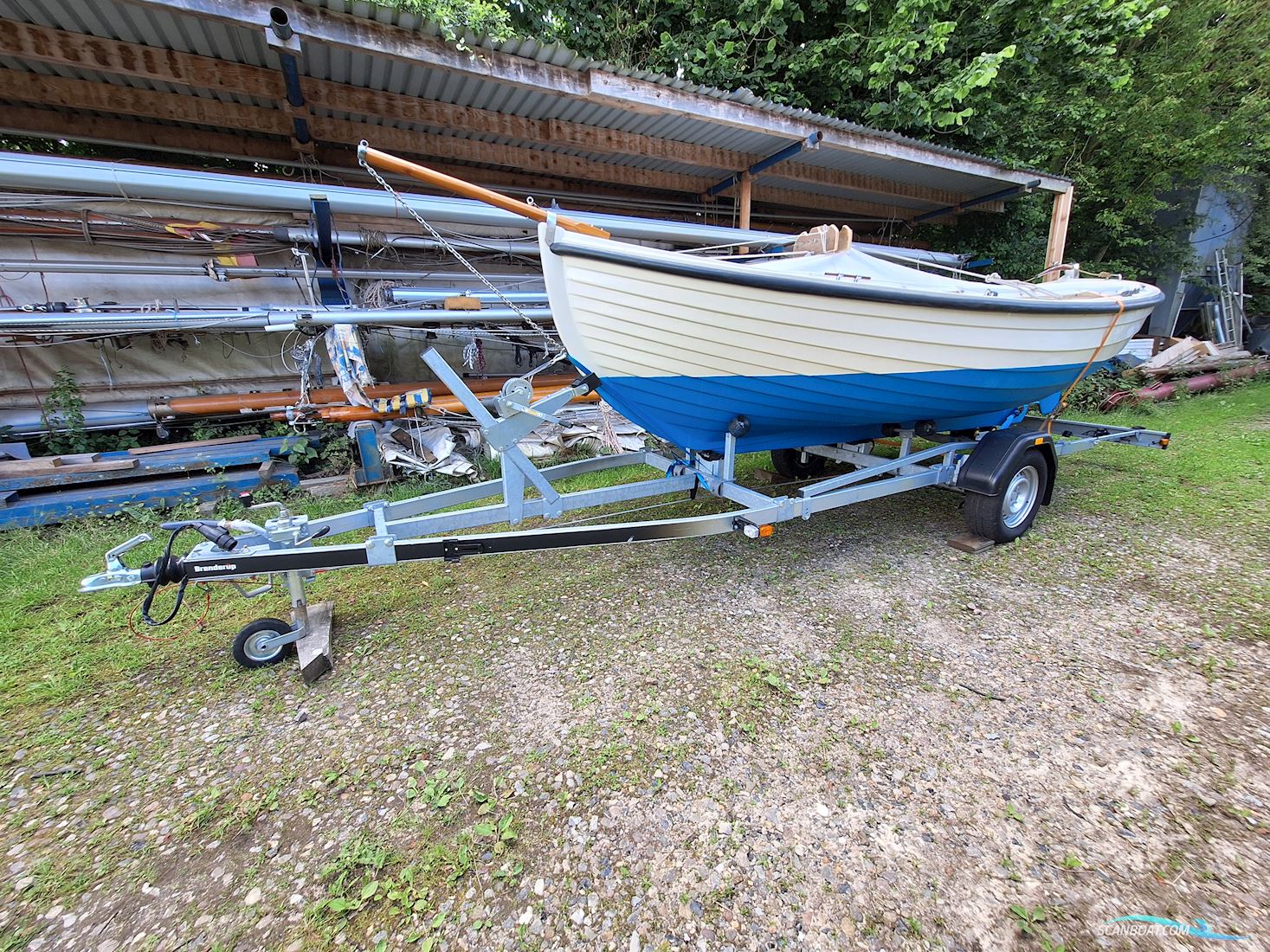 Damjolle Kragejolle Tuckerboot Gaffelsegler Spitzgatter Poca 17