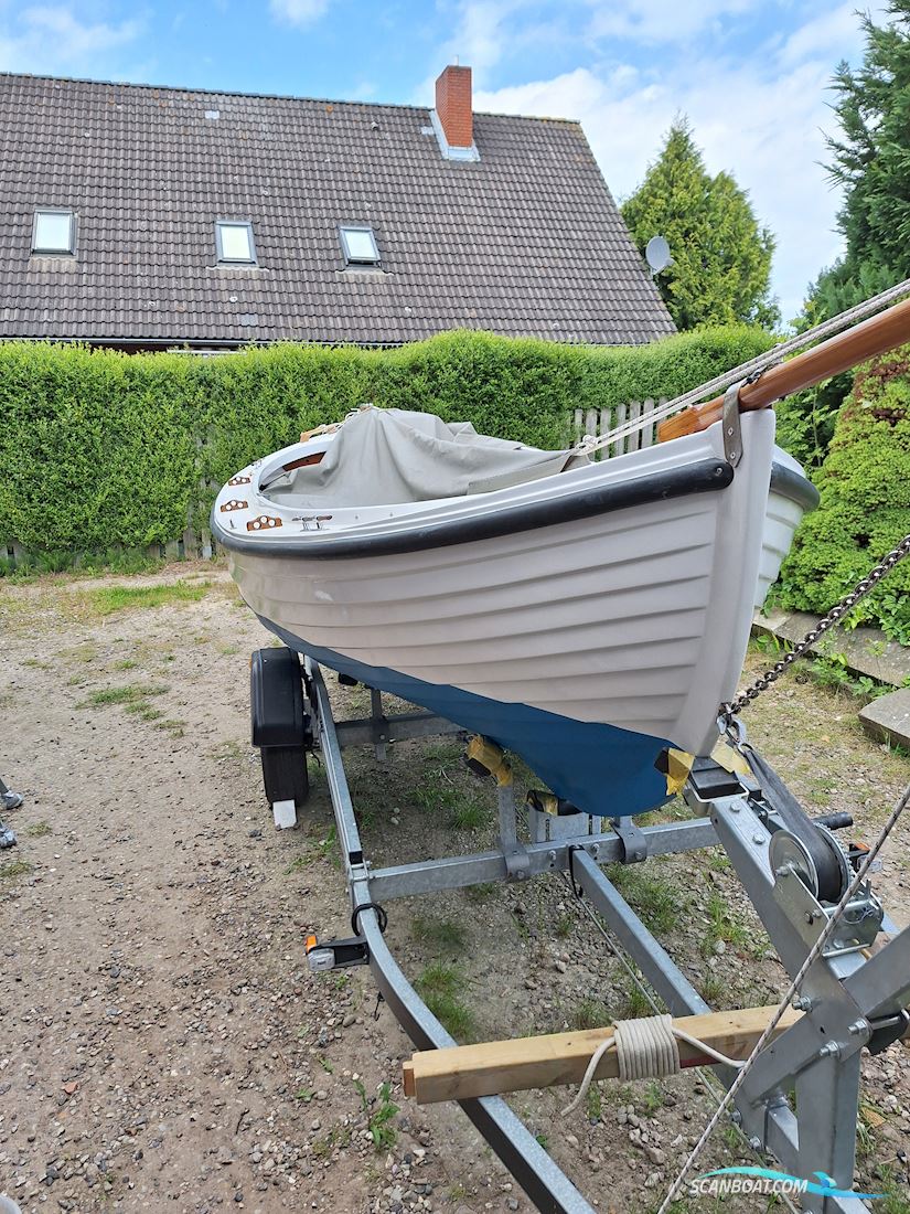 Damjolle Kragejolle Tuckerboot Gaffelsegler Spitzgatter Poca 17