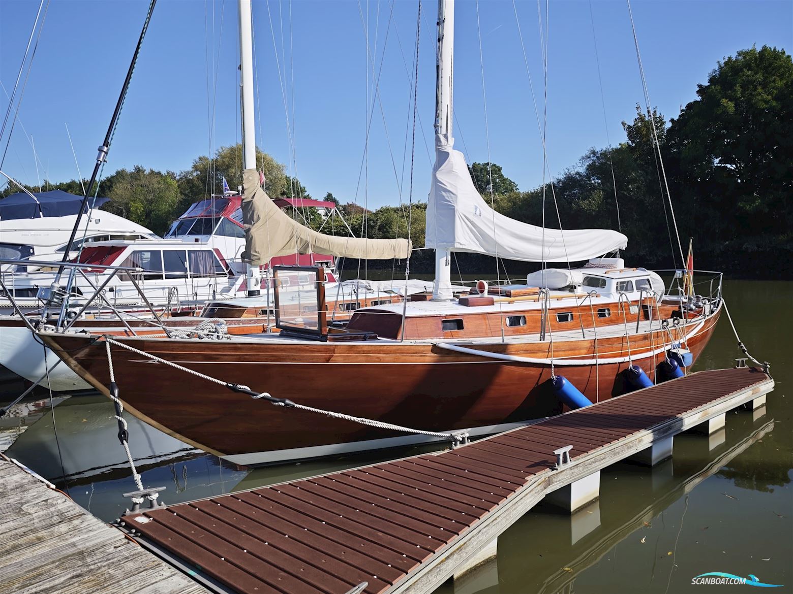 De Dood & Sohn De Dood 12,70m Zeilboten 1965, met Yanmar 4JH4-TE motor, Duitsland
