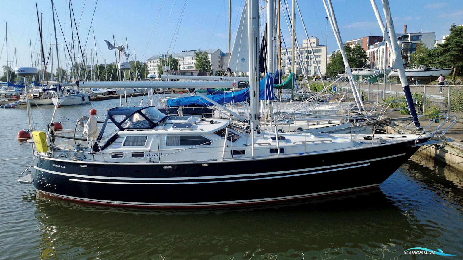 Degerö 36 DS Zeilboten 2007, met Volvo Penta D2 - 55 motor, Finland