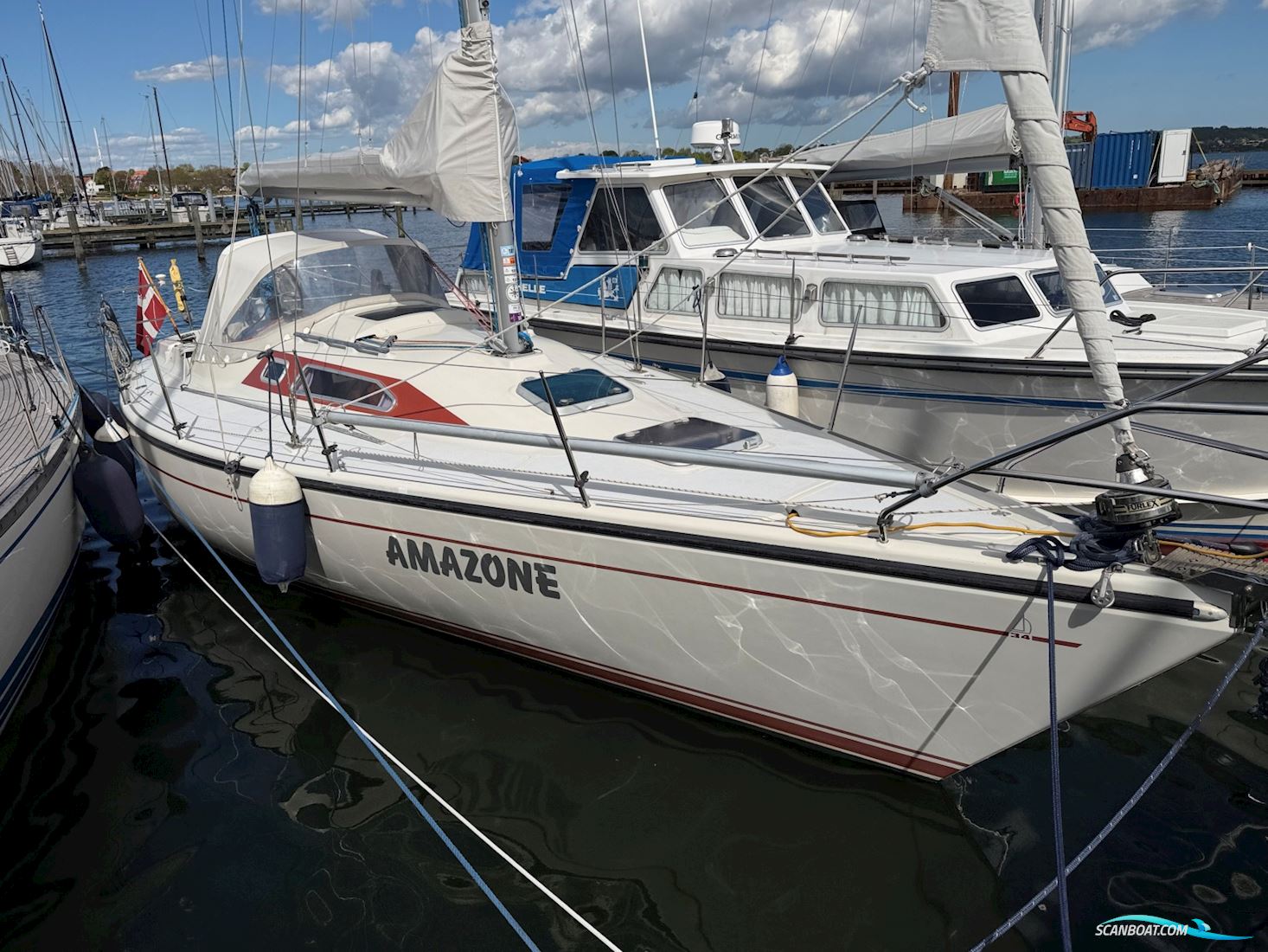 Dehler 34 Zeilboten 1988, met Yanmar 3YM20 motor, Denemarken