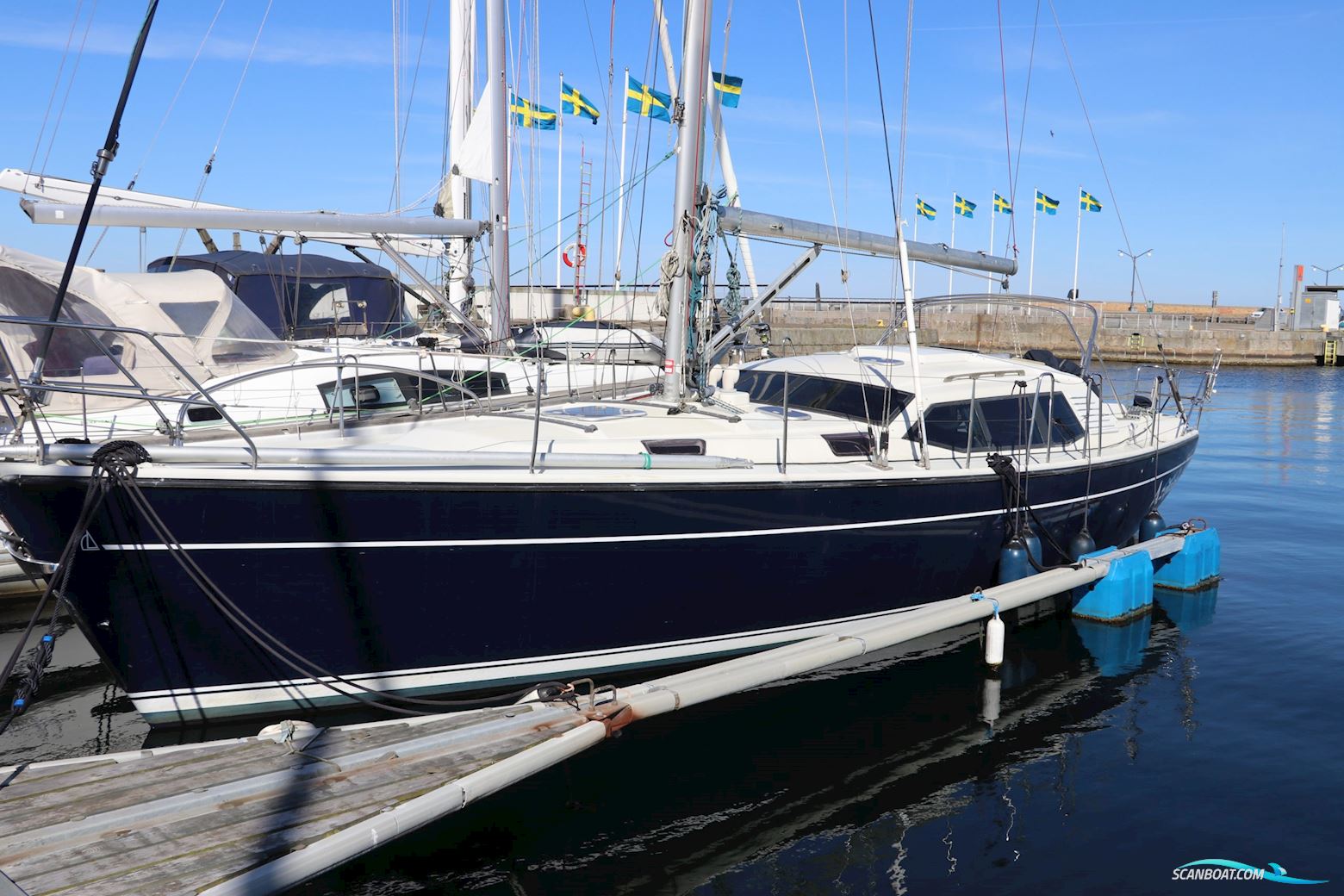 Dehler 41 DS Zeilboten 1995, met Yanmar 4JH57 motor, Sweden