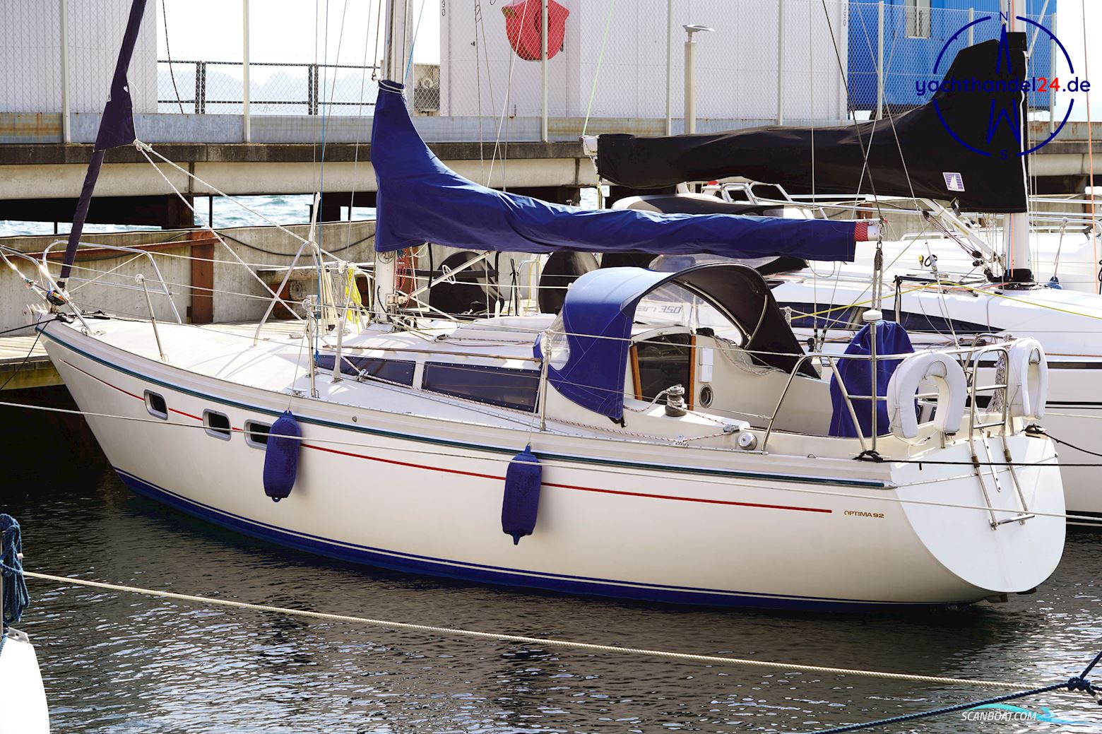 Dehler Optima 92 Zeilboten 1975, met Volvo Penta MD 11C motor, Duitsland
