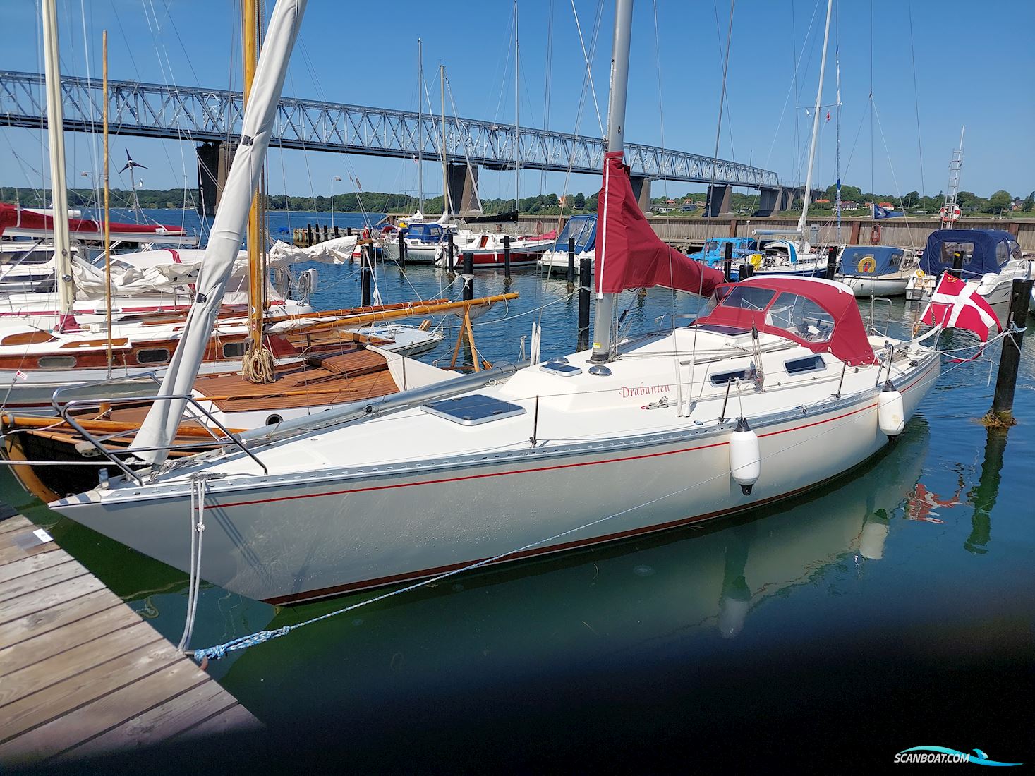 Drabant 38 Zeilboten 1984, met Yanmar motor, Denemarken