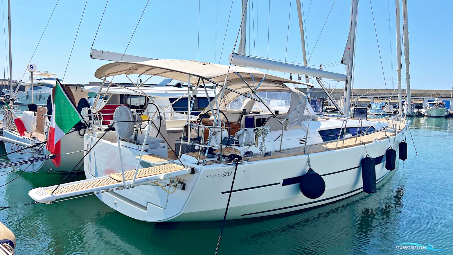 Dufour 500 Grand Large Zeilboten 2014, met Volvo Penta D2 - 75 motor, Italië
