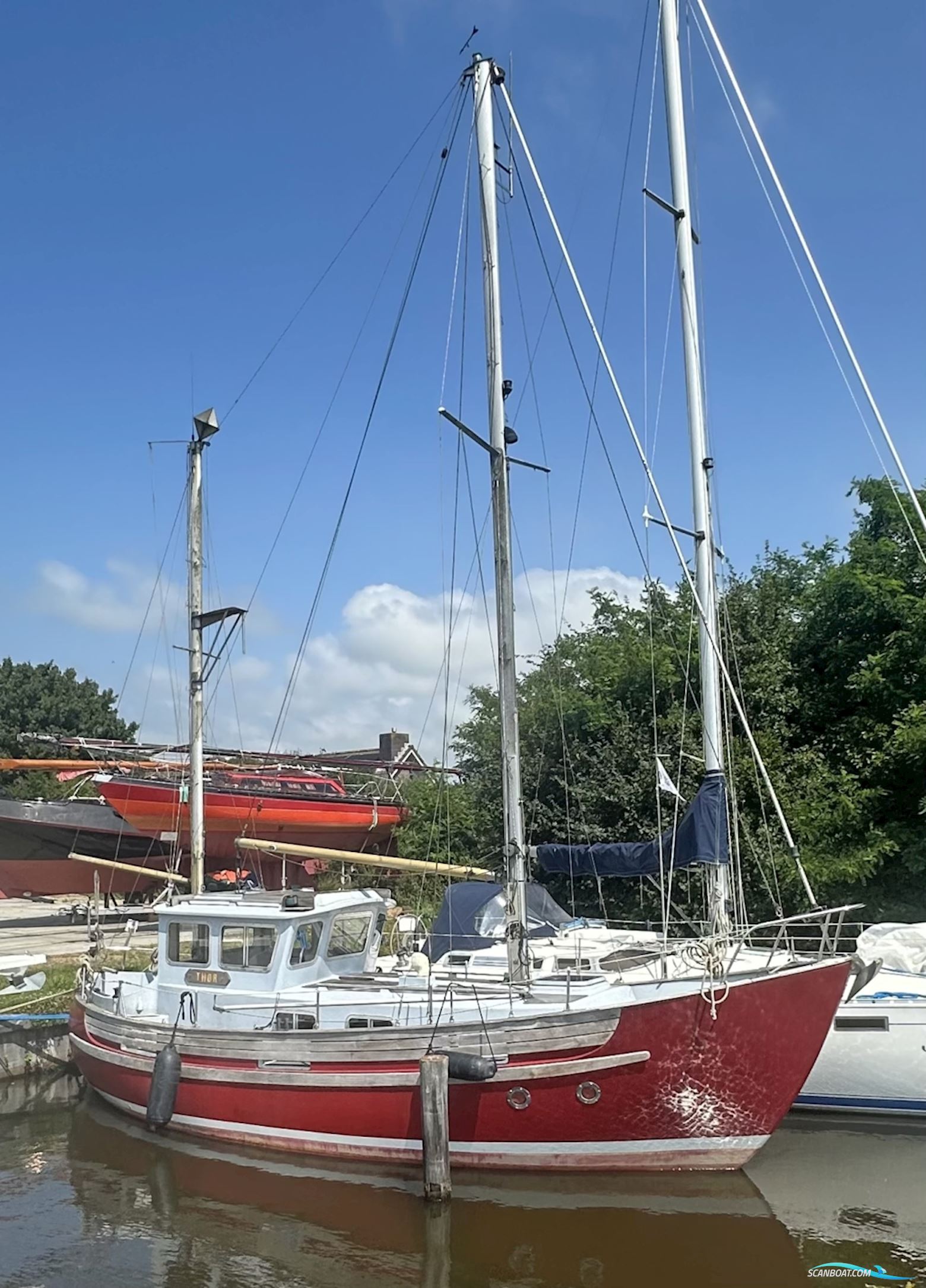 Fisher 30 Zeilboten 1977, met Volvo Penta motor, The Netherlands