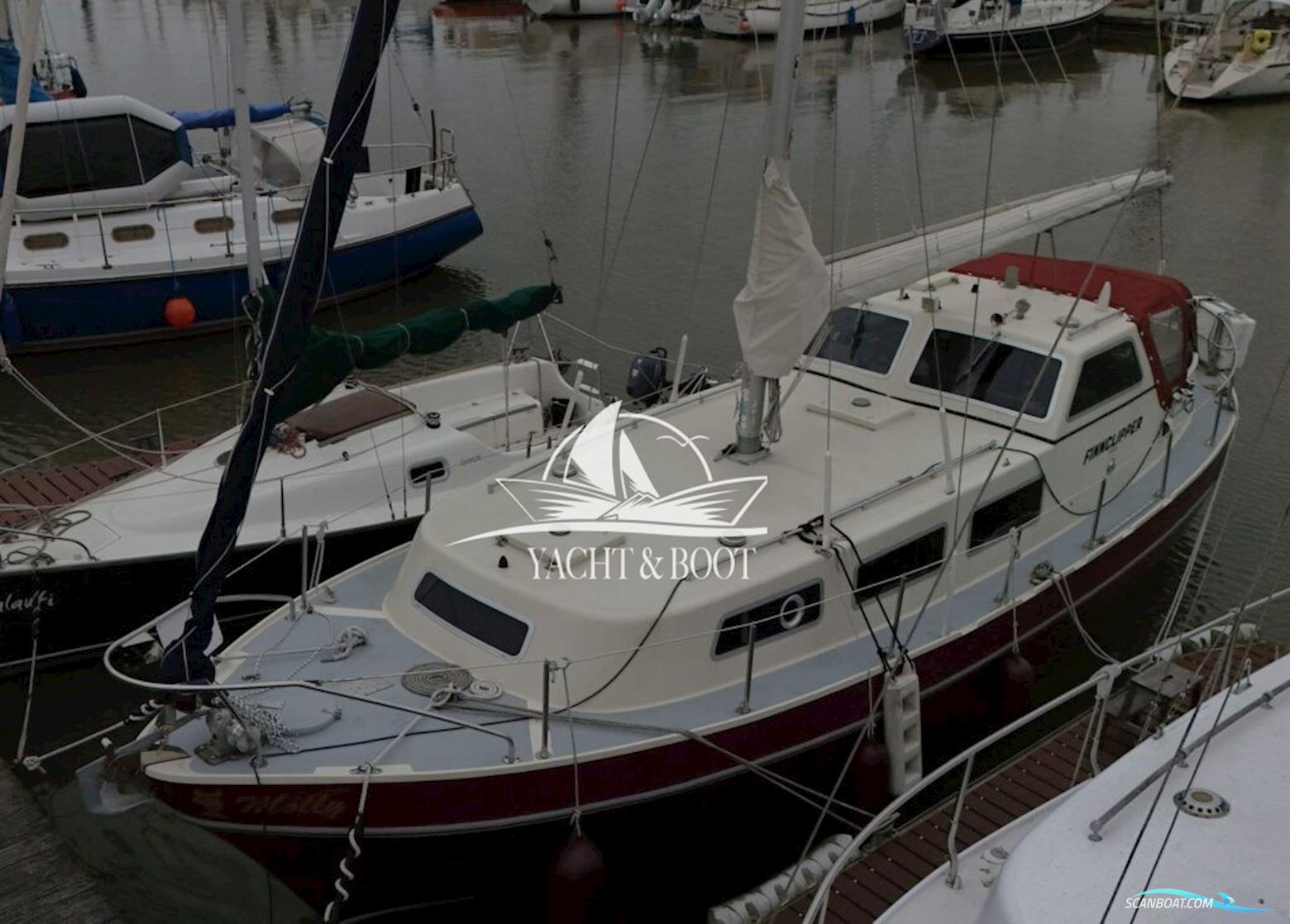 Fiskars Finnclipper 35 Zeilboten 1972, met Perkins motor, Duitsland