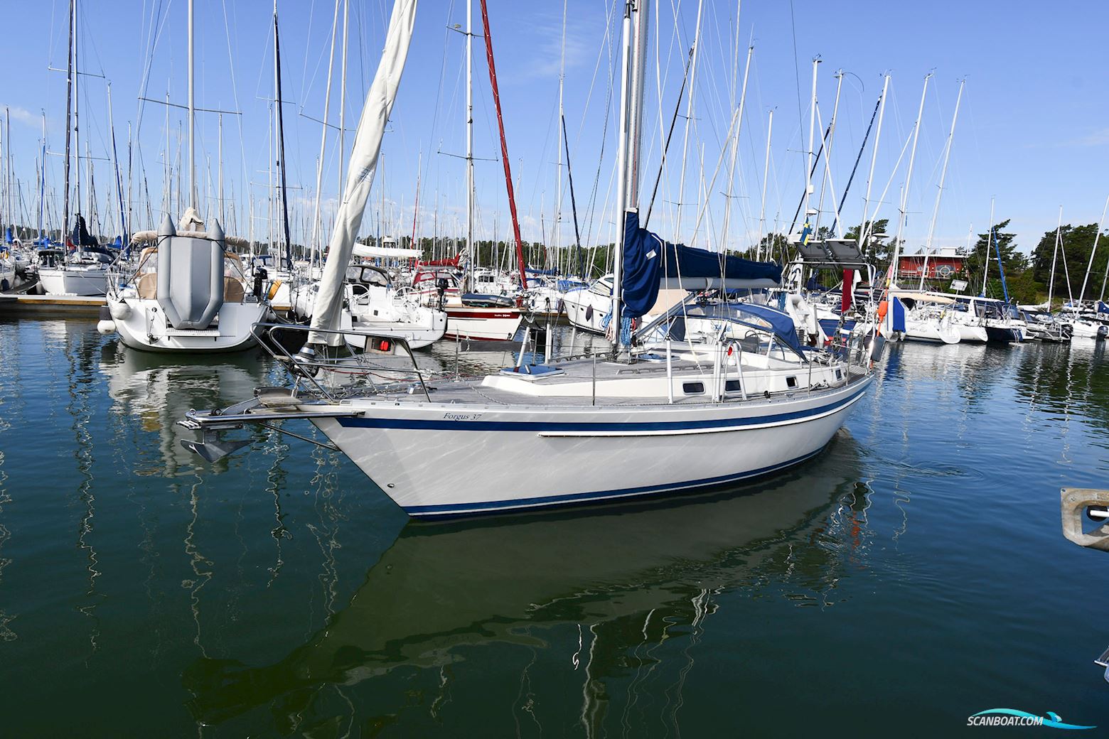 Forgus 37 Zeilboten 1999, met Volvo Penta motor, Sweden