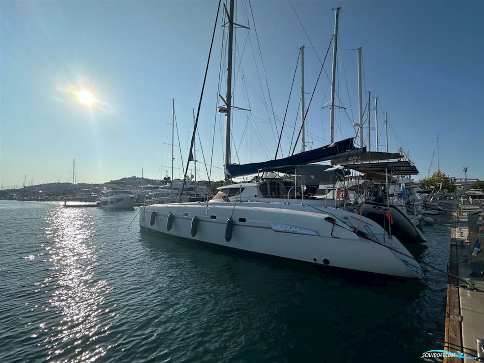 Fountaine Pajot Bahia 46 Zeilboten 1998, met 2 x 2025 Yanmar 3JH40 40Hp with new SD60 sail drives motor, Griekenland