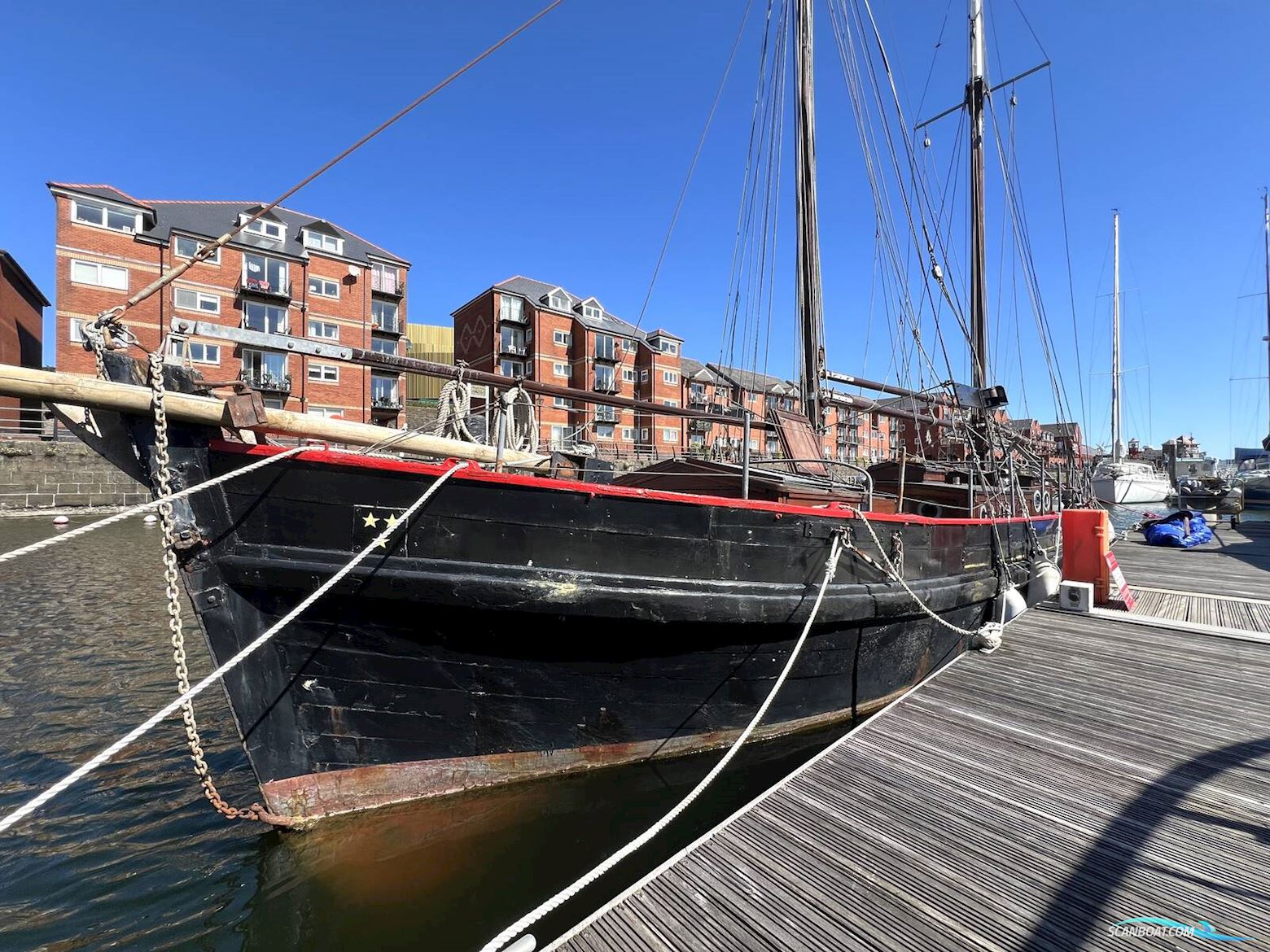 Gaff-Rigged Schooner Zeilboten 1940, met Ford 2710 motor, United Kingdom