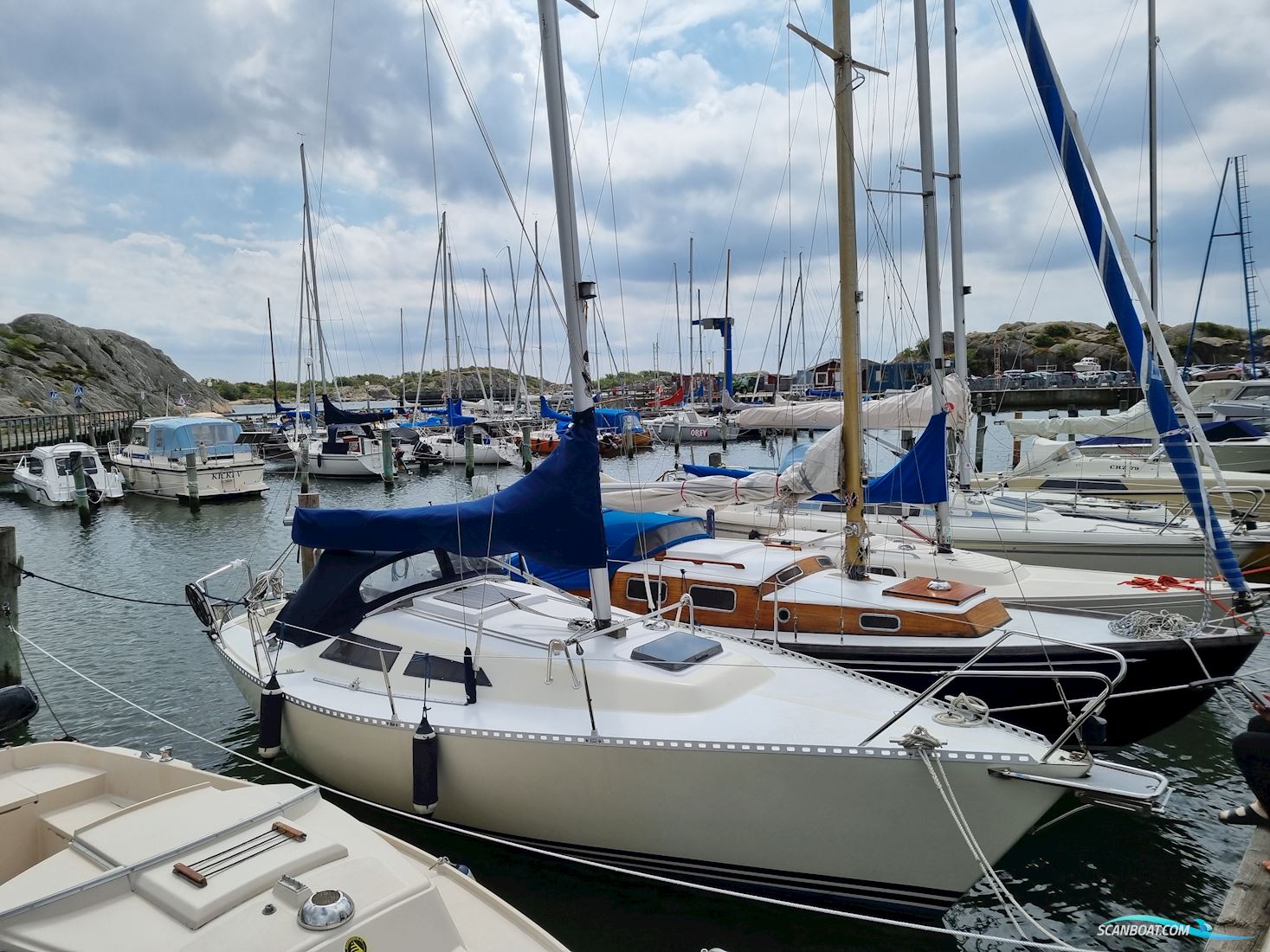 Grimbo 82 Zeilboten 1982, met Volvo Penta MB10A motor, Sweden