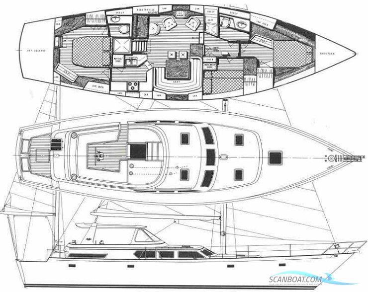 Gulfstar 54 Sailcruiser