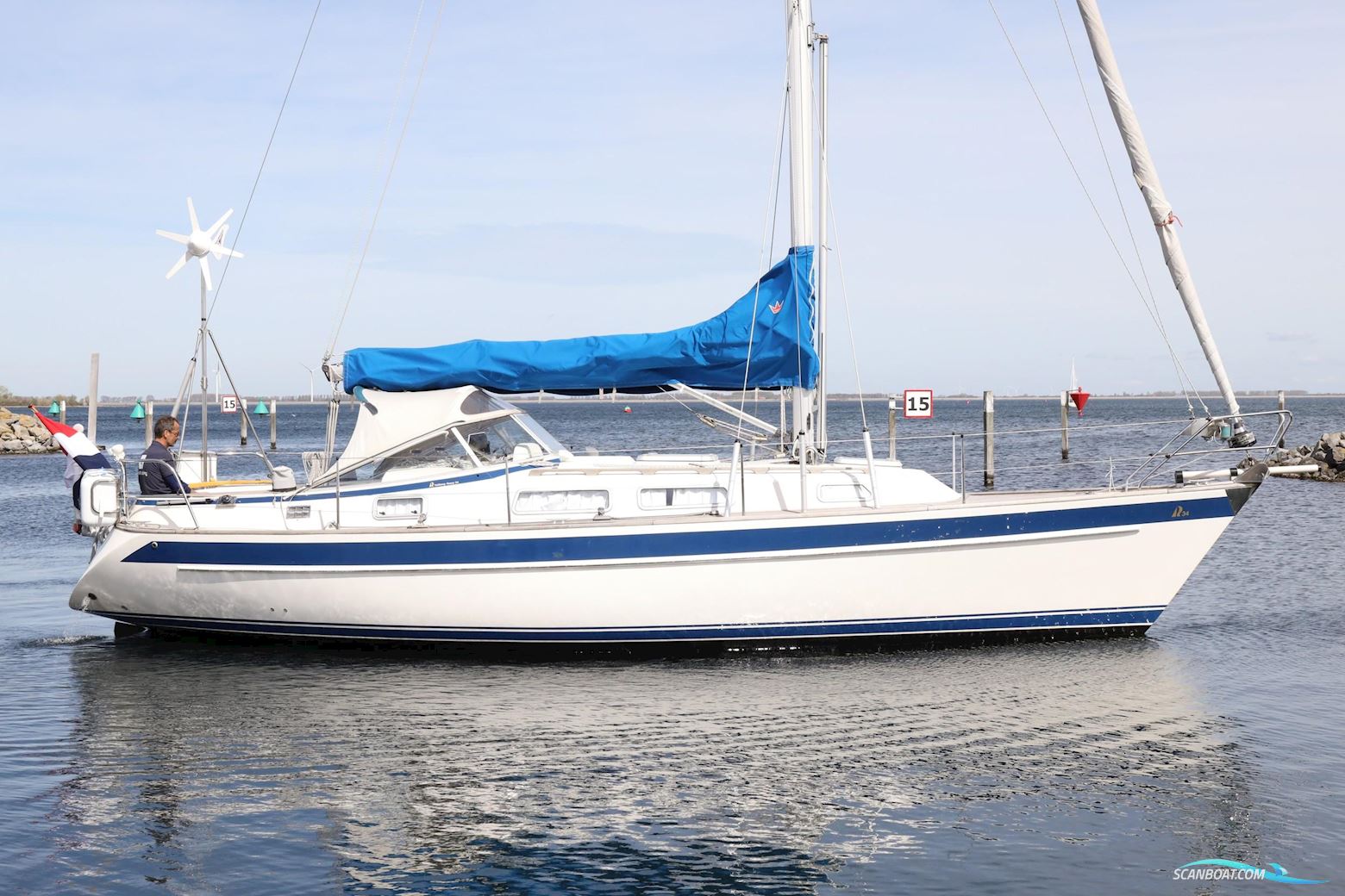 Hallberg-Rassy 34 Zeilboten 1995, met Volvo Penta motor, The Netherlands