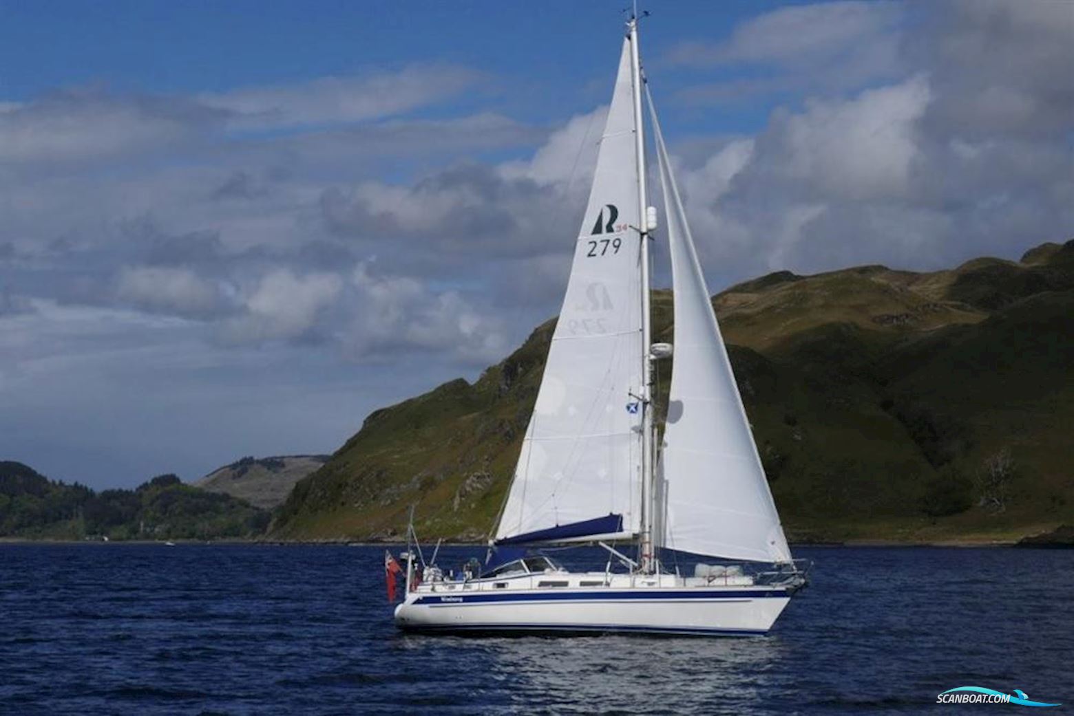 Hallberg-rassy 34 Zeilboten 1999, met Volvo Penta  MD2030 motor, United Kingdom