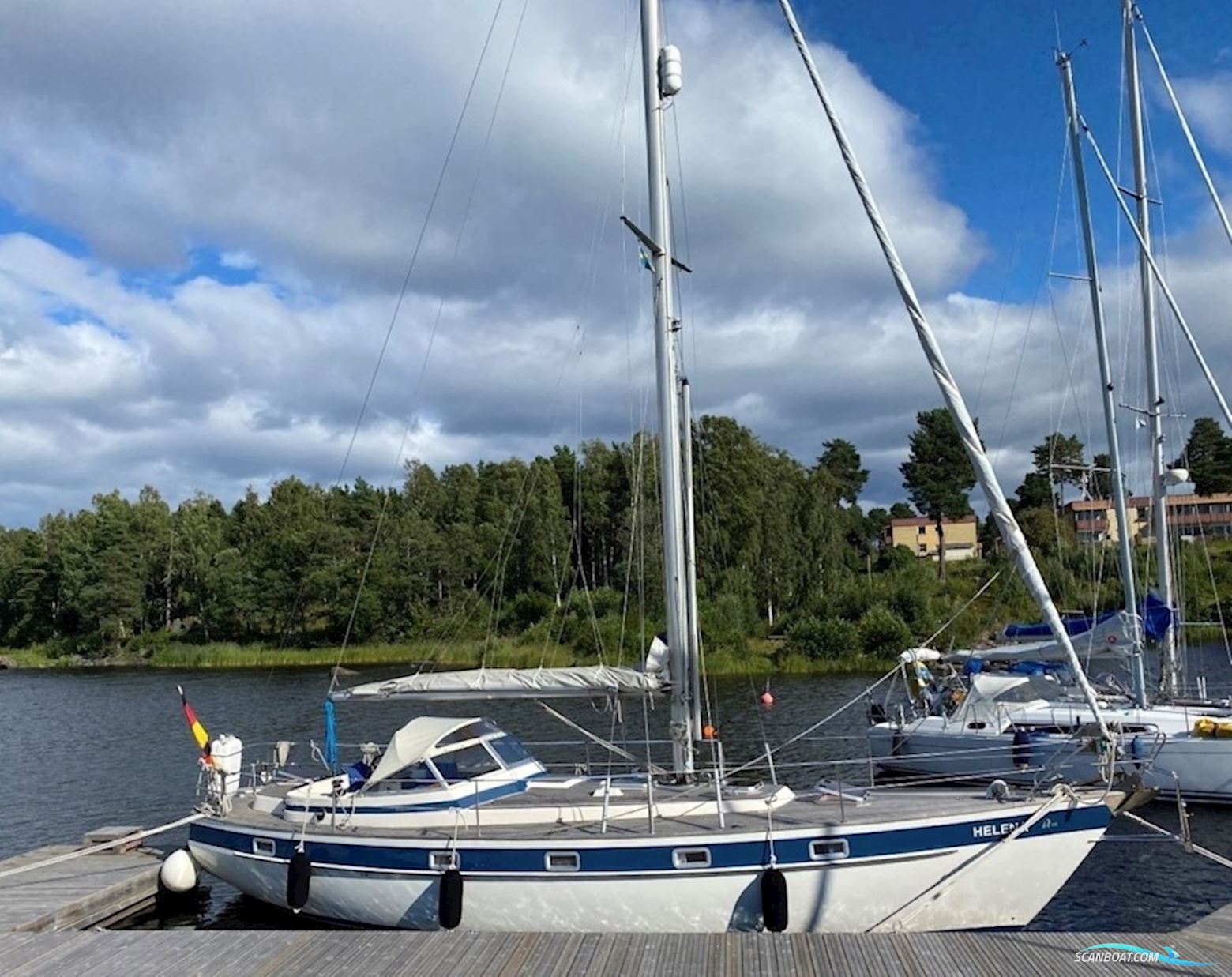 Hallberg-Rassy 38 Zeilboten 1979, met Lombardini motor, Sweden