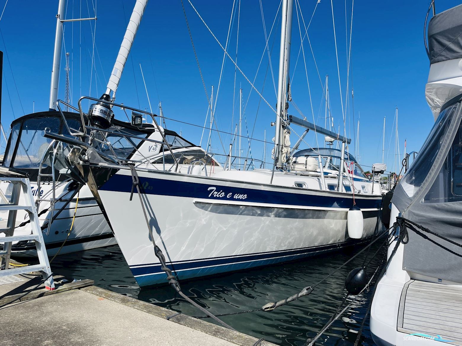 Hallberg-Rassy 43 Zeilboten 2006, met Volvo Penta D2-75F motor, Denemarken