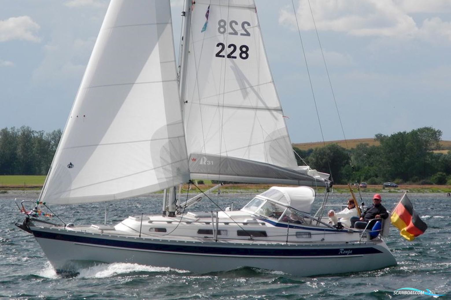 Hallberg-rassy HR 31 Scandinavia Zeilboten 2001, met Volvo Penta motor, Duitsland