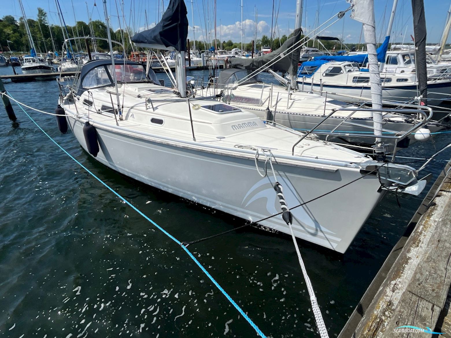 Hanse 342 Zeilboten 2005, met Yanmar 3YM20 motor, Denemarken