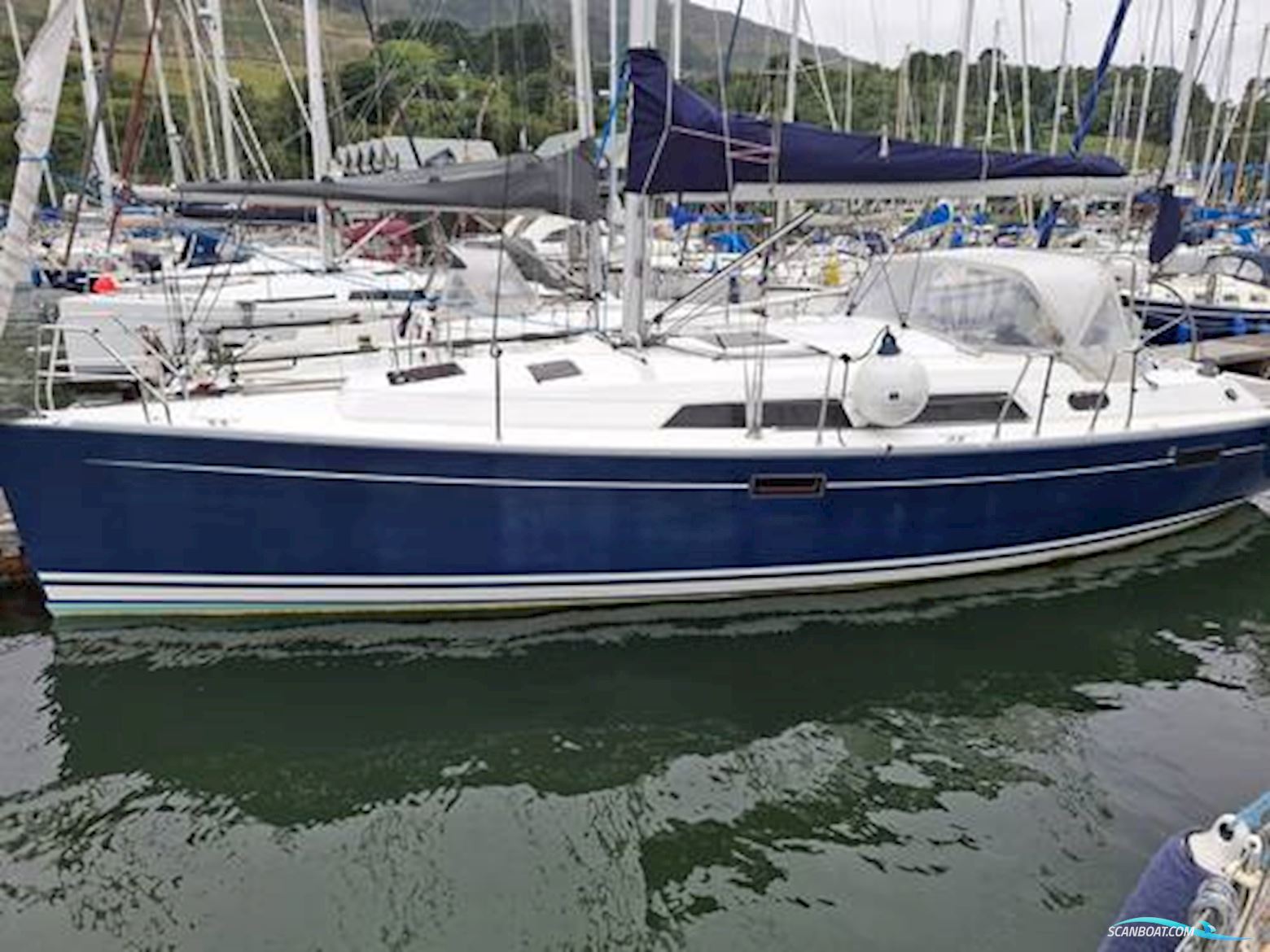 Hanse 350 Zeilboten 2008, met Yanmar 3YM20 motor, Ierland
