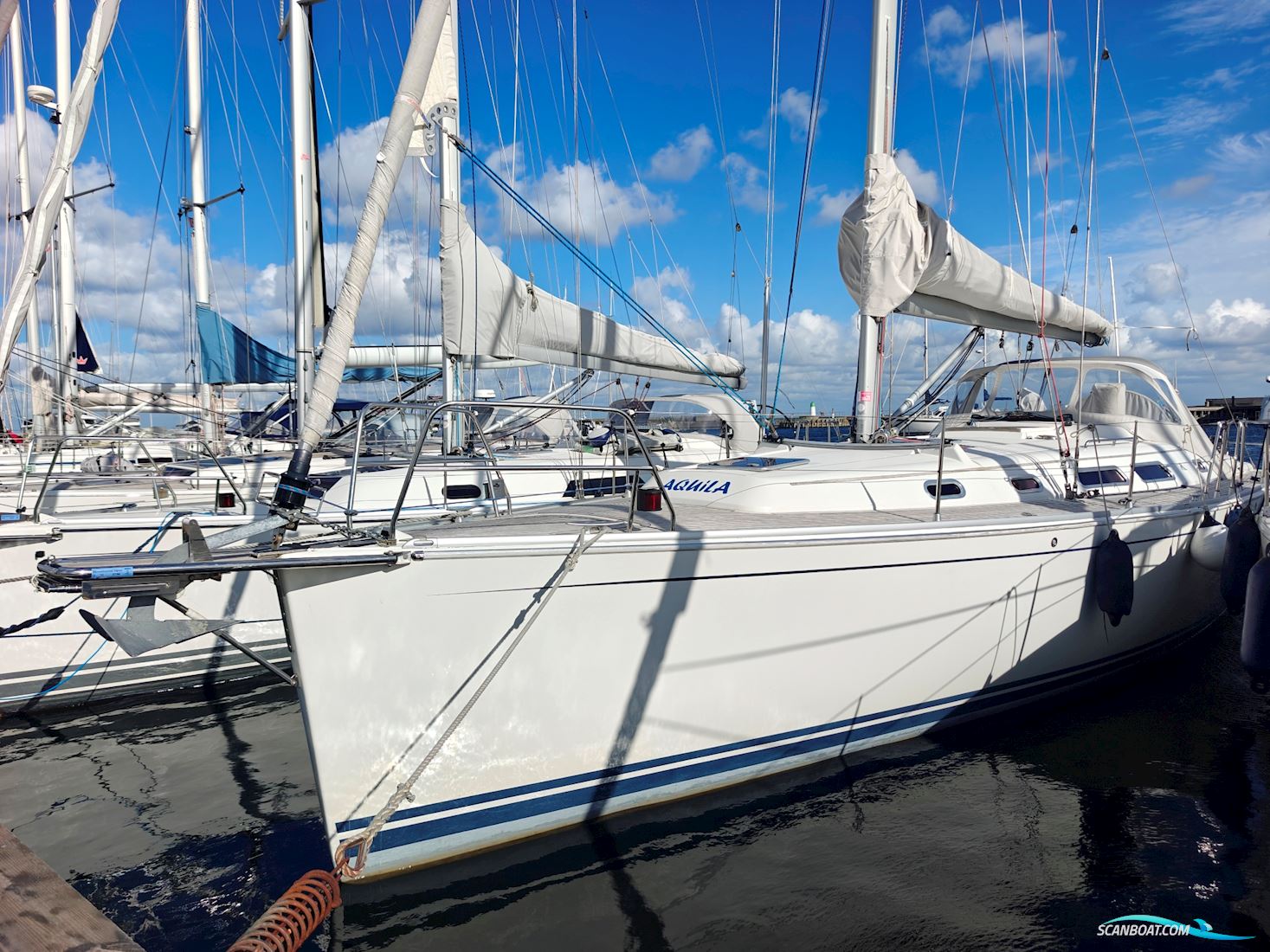 Hanse 400 Zeilboten 2006, met Yanmar motor, Denemarken