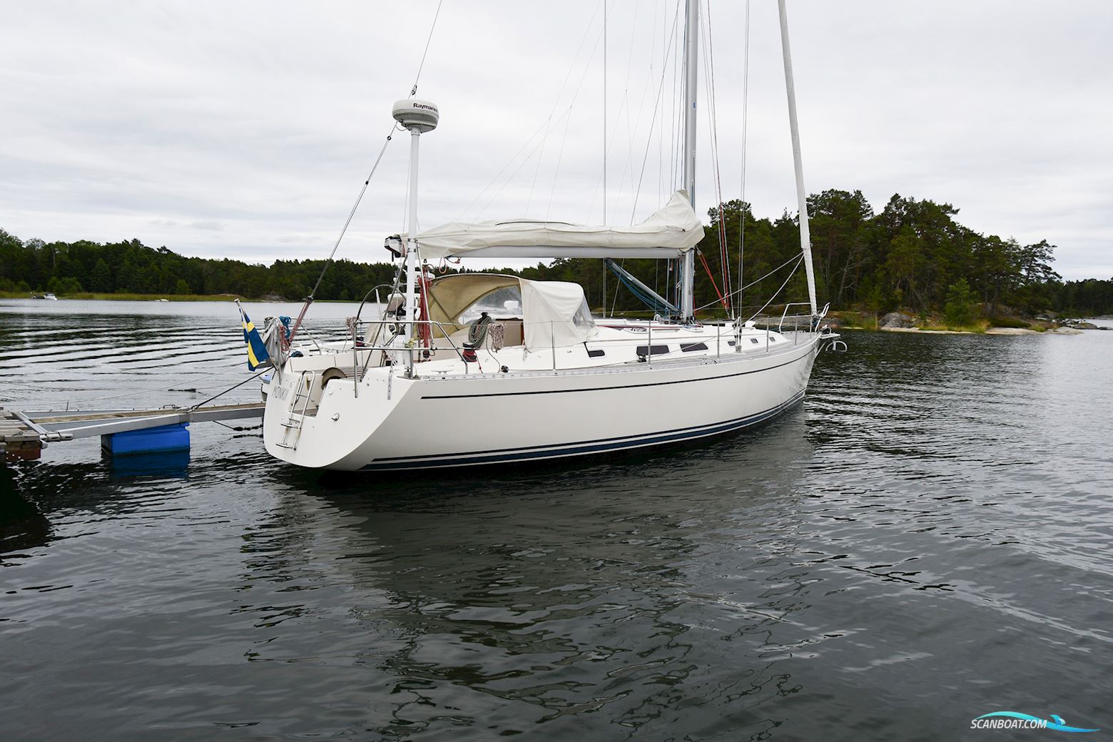 Hanse 411 Zeilboten 2004, met Yanmar 4JH4 motor, Sweden