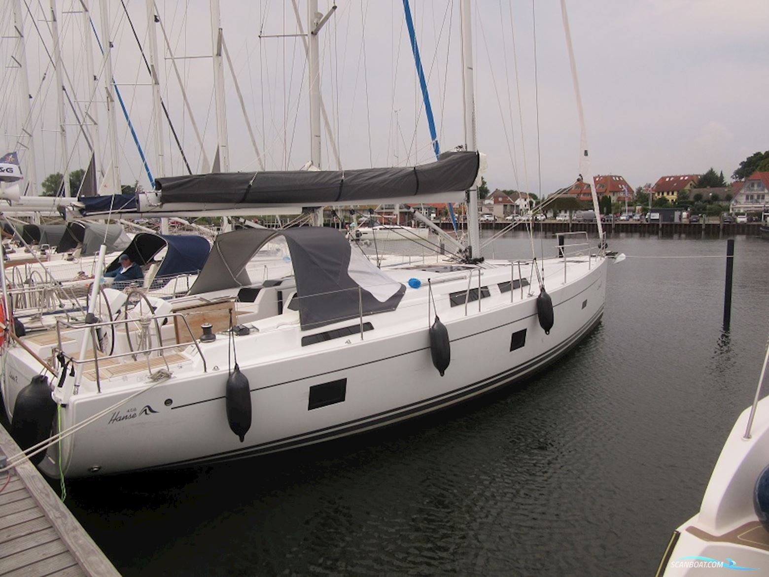 Hanse 458 Zeilboten 2022, met Yanmar 4JH57 motor, Duitsland