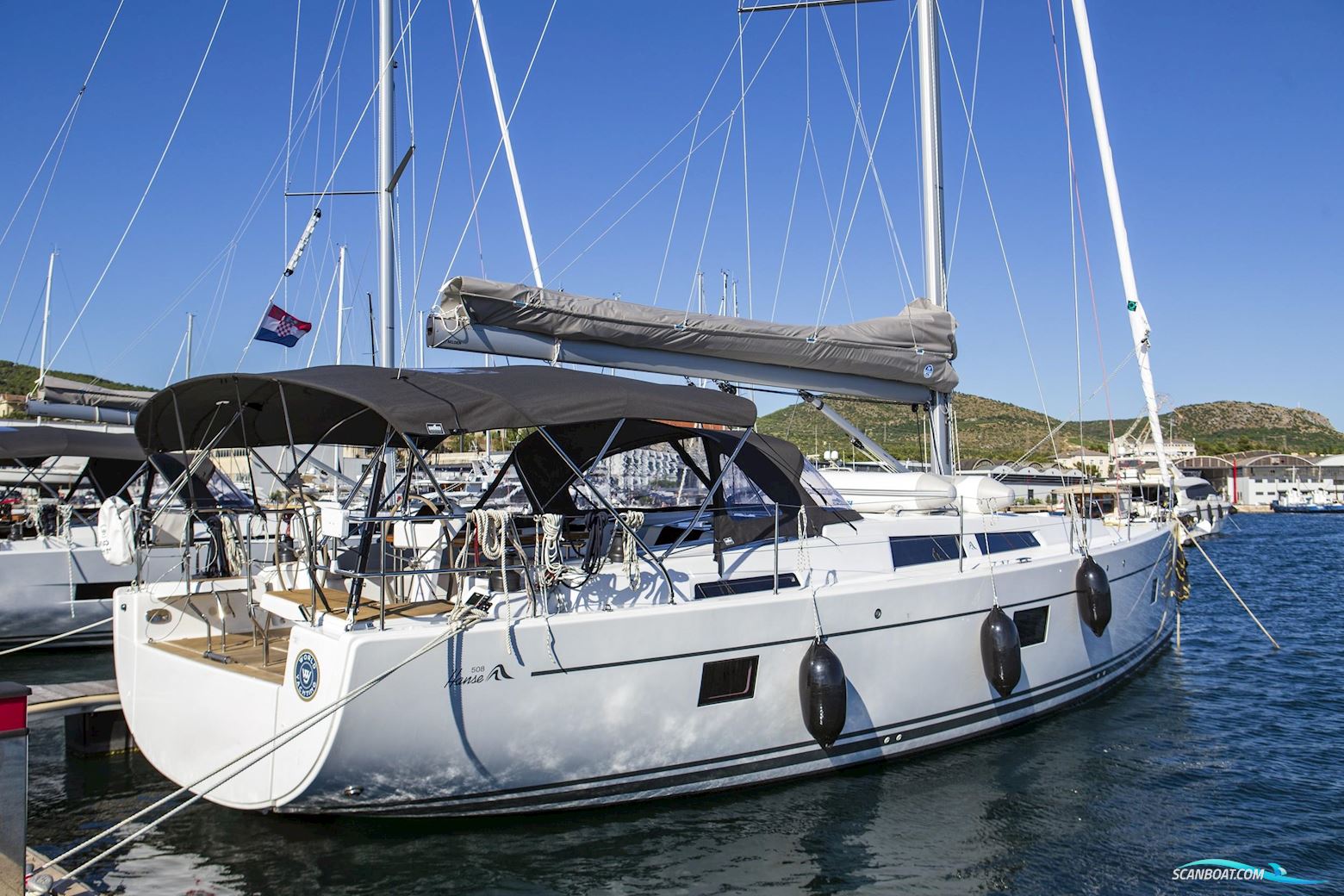 Hanse 508 Zeilboten 2023, met Yanmar motor, The Netherlands