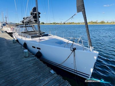 Hanse 545 Zeilboten 2010, met Yanmar 4JH4-Hte motor, Denemarken