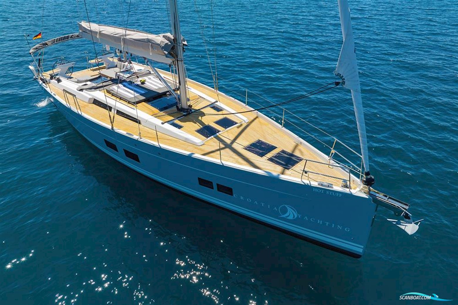 Hanse 588 Zeilboten 2022, met Volvo D3-110I-H motor, Kroatië