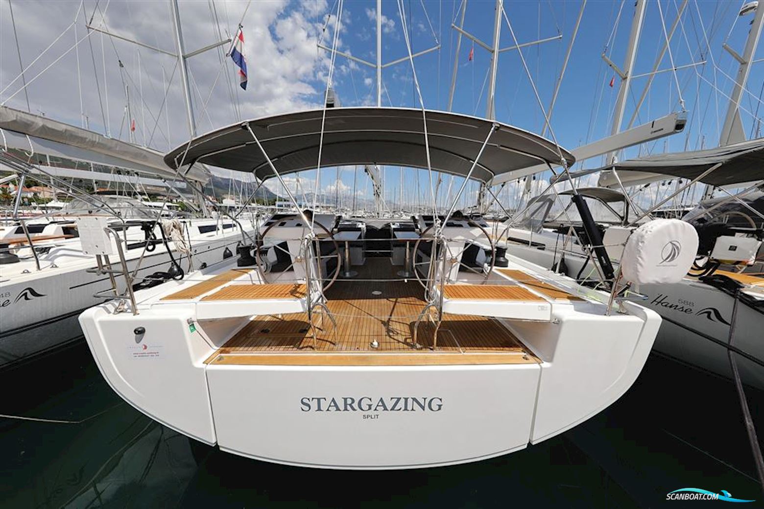 Hanse Yachts 548 Zeilboten 2020, met Yanmar 4JH110 motor, Kroatië