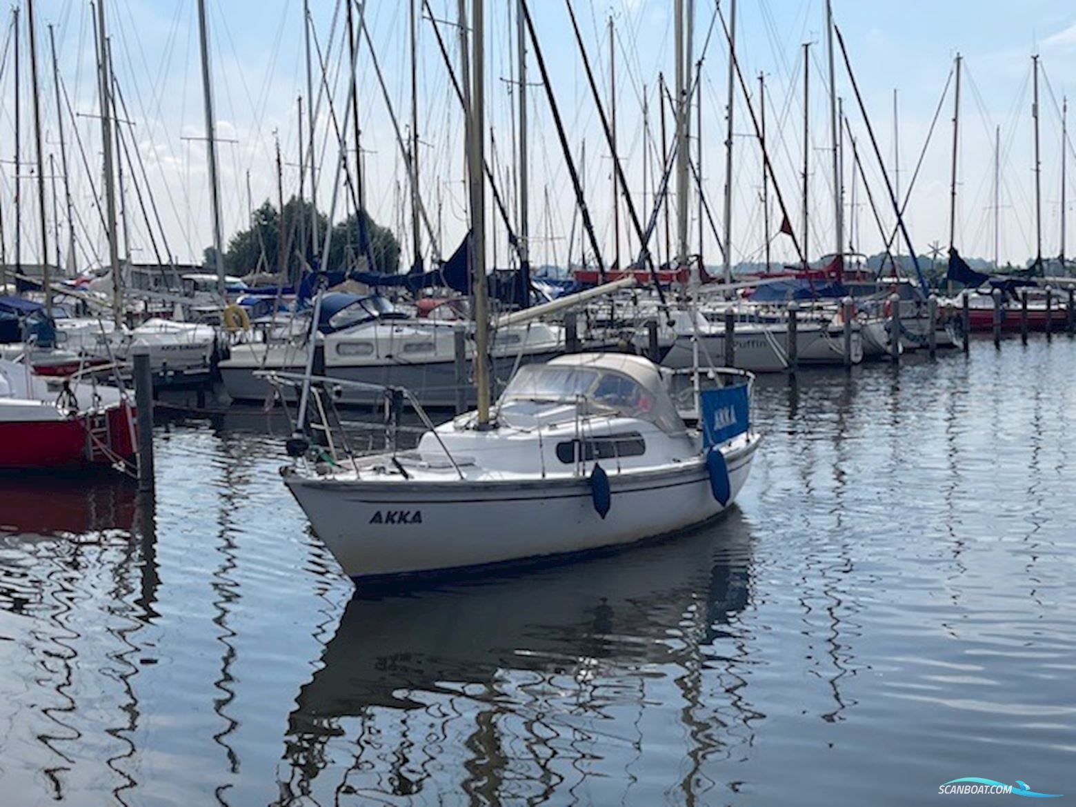 Hurley 700 Zeilboten 1978, met Tohatsu motor, The Netherlands