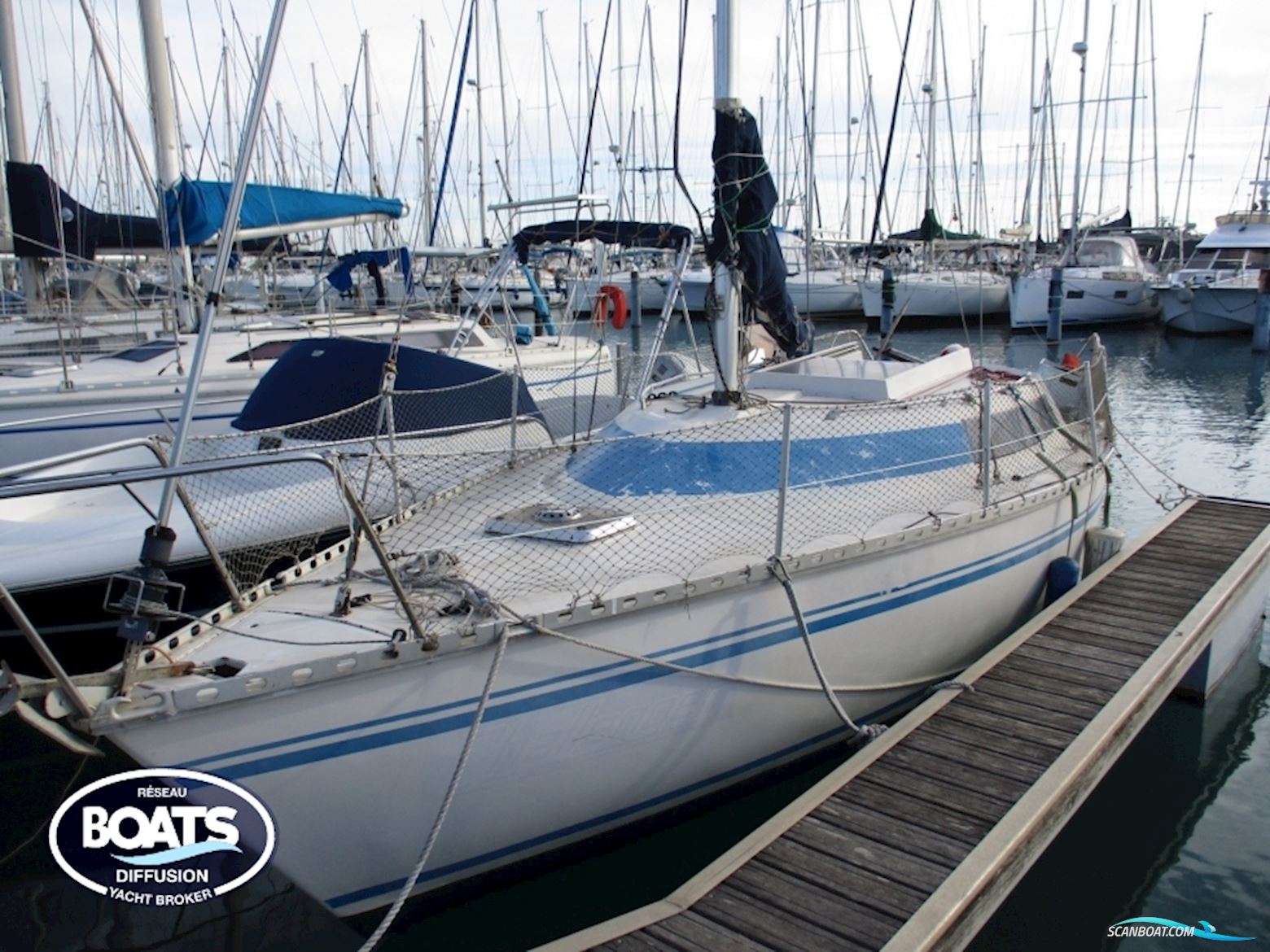 Inconnu Challenger Super Bravo Zeilboten 1988, met Yanmar 1GM10 motor, France