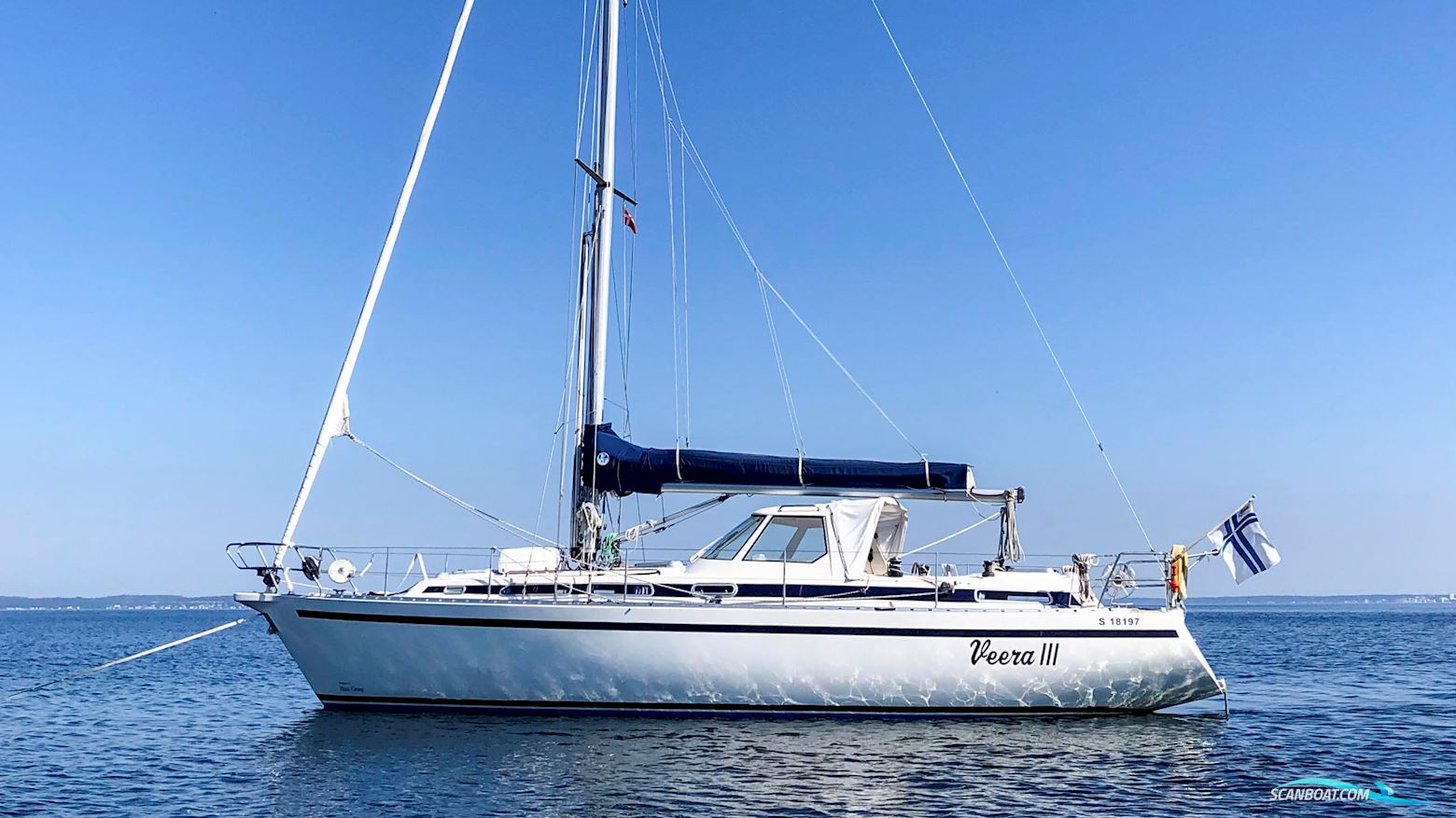 IS 400 Zeilboten 1990, met Volvo Penta D2-40F motor, Denemarken
