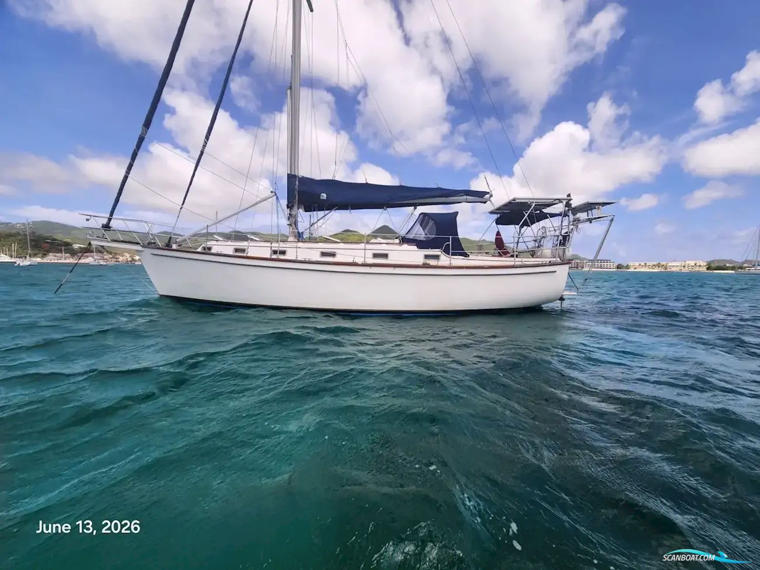 Island Packet 38 Zeilboten 1986, met Yanmar motor, Virgin Islands