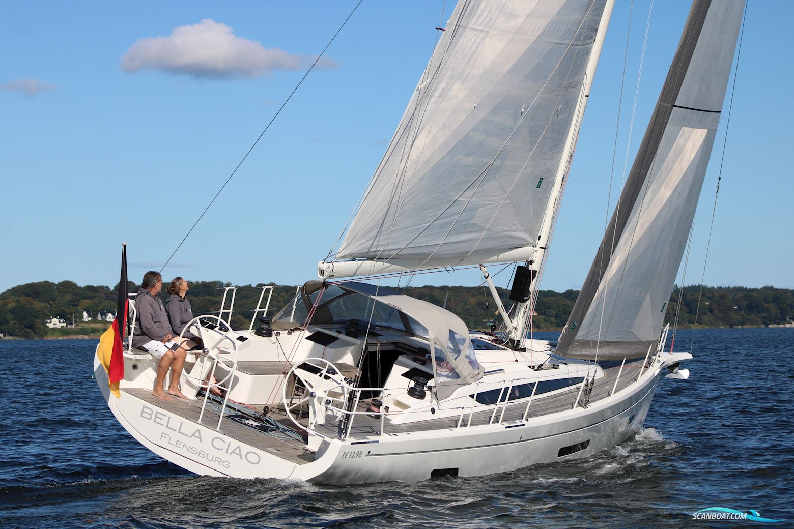 Italia 12.98 Bellissima #08 Zeilboten 2024, met Volvo Penta motor, Duitsland