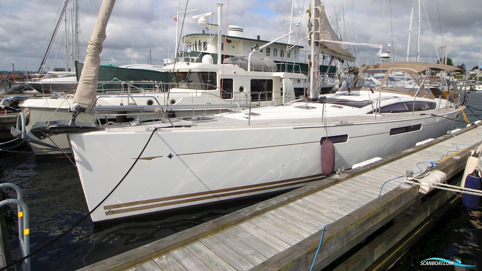 Jeanneau 57 Yacht Zeilboten 2012, met Volkwagen Marine motor, Denemarken