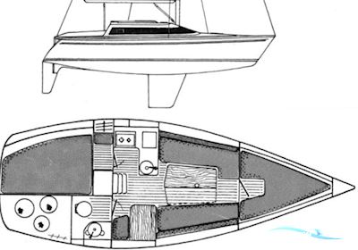 Jeanneau Sun dream 28 Zeilboten 1988, met Volvo Penta MD2002  motor, Denemarken